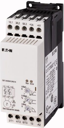 Attēls no Eaton Softstart 3-fazowy 400VAC 12A 5,5kW/400V Uc 110/230V AC DS7-342SX012N0-N (134929)