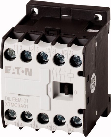 Picture of Eaton Stycznik mocy 6A 3P 24V AC 0Z 1R DILEEM-01 (051621)