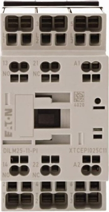 Attēls no Eaton Stycznik mocy DILM 3-biegunowe 380 V 400 V 11 kW 1Z+1R 230 V AC zaciski sprynowe Push-In 199284