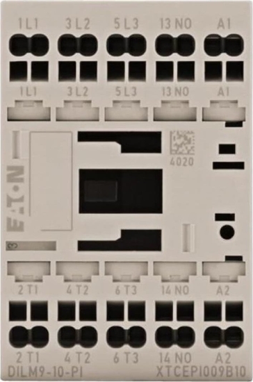 Picture of Eaton Stycznik mocy DILM 3-biegunowe 380 V 400 V 4 kW 1Z 24 V DC zaciski sprynowe Push-In 199233