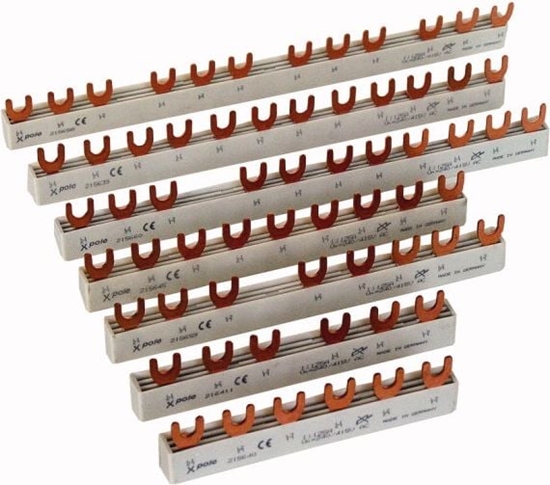 Picture of Eaton Szyna czeniowa 3P 63A 10mm2 widekowa 5 mod. EVG-3PHAS/N/5MODUL/LS (215659)