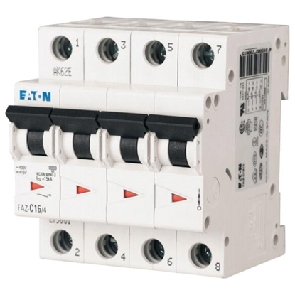 Attēls no Eaton Wycznik nadprdowy 15KA FAZ-C16 4 moduy - 279061