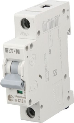 Attēls no Eaton Wycznik nadprdowy 1P C 13A 6kA AC xPole Home HN-C13/1 194830