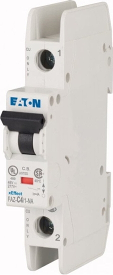 Изображение Eaton Wycznik nadprdowy 1P C 4A 15kA AC FAZ-C4/1-NA 102082