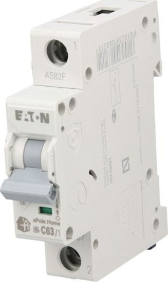 Picture of Eaton Wycznik nadprdowy 1P C 63A 6kA AC xPole Home HN-C63/1 194837