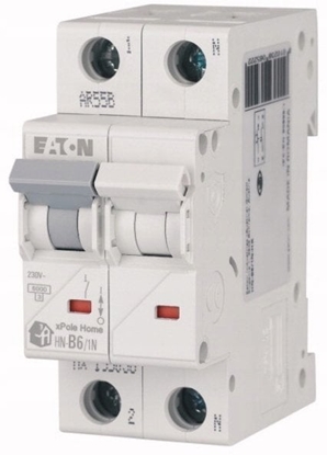 Attēls no Eaton Wycznik nadprdowy 1P+N C 20A 6kA AC xPole HN-C20/1N 194852