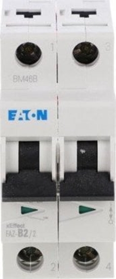 Picture of Eaton Wycznik nadprdowy 2P B 2A 15kA AC FAZ B2/2 278722
