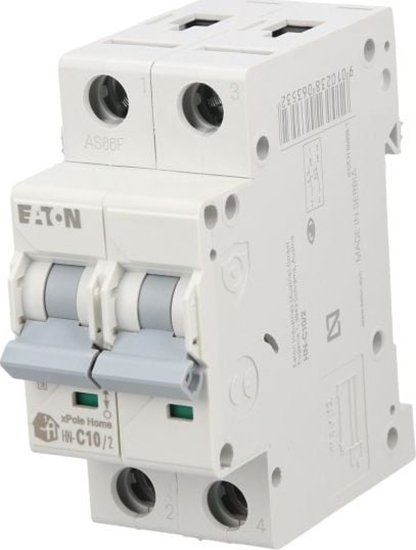 Picture of Eaton Wycznik nadprdowy 2P C 10A 6kA AC xPole Home HN-C10/2 194869