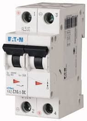 Attēls no Eaton Wycznik nadprdowy 2P C 40A 15kA AC FAZ C40/2-DC (279144)