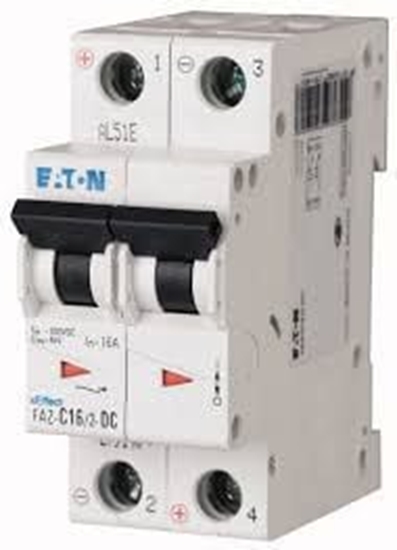 Picture of Eaton Wycznik nadprdowy 2P C 40A 15kA AC FAZ C40/2-DC (279144)
