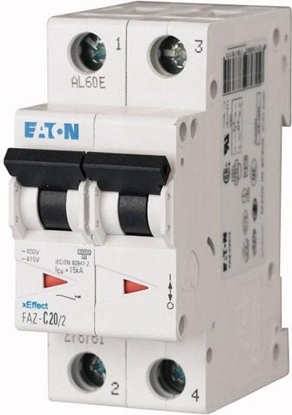 Attēls no Eaton Wycznik nadprdowy 2P D 32A AC FAZ D32/2 (278786)