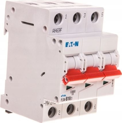 Attēls no Eaton Wycznik nadprdowy 3P B 10A 10kA AC PLSM B10/3-MW (242444)