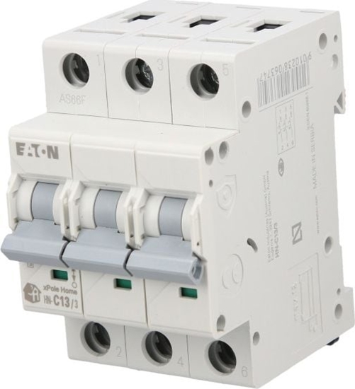 Picture of Eaton Wycznik nadprdowy 3P C 13A 6kA AC xPole Home HN-C13/3 194890