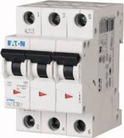 Picture of Eaton Wycznik nadprdowy 3P C 1A 15kA AC FAZ C1/3 (278858)