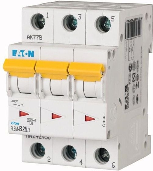 Picture of Eaton Wycznik nadprdowy 3P C 25A 10kA AC PLSM C25/3-MW (242476)