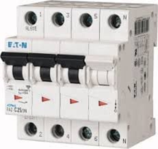 Picture of Eaton Wycznik nadprdowy 3P+N C 50A 15kA AC FAZ C50/3N (278980)