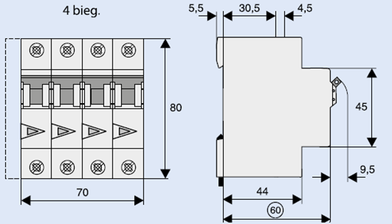 Picture of Eaton Wycznik nadprdowy FAZ-C25/4 - 279063