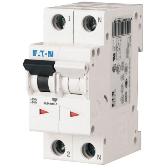 Picture of Eaton Wycznik nadprdowy FAZ-C6/1N 1+N C 6A 15kA 278668