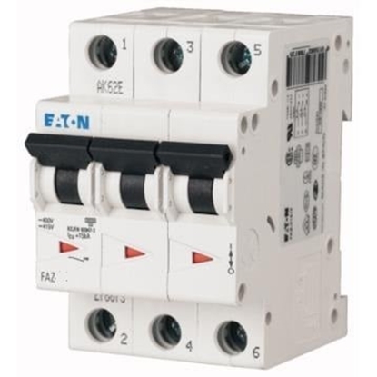 Attēls no Eaton Wycznik nadprdowy FAZ-D32/3 3P D 32A 15kA AC 278899