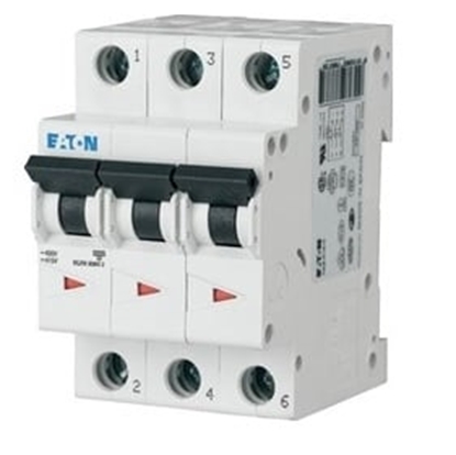 Attēls no Eaton Wycznik nadprdowy FAZ-Z1,6/3 3P Z 1,6A 15kA AC - 278920