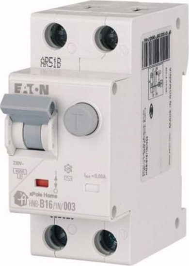 Picture of Eaton Wycznik rónicowo-nadprdowy 2P 16A B 0,03A typ A xPole Home HNB-B16/1N/003-A 195133