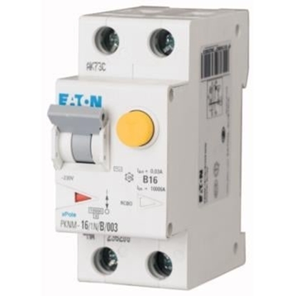 Attēls no Eaton Wycznik rónicowo-nadprdowy PKNM-16/1N/C/003-A 2P 16A C 0,03A typ A - 236217