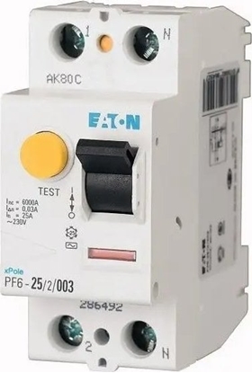 Attēls no Eaton Wycznik rónicowoprdowy 2P 40A 0,03A typ AC PF6-40/2/003 286496