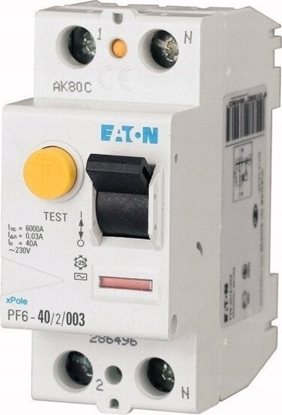 Attēls no Eaton Wycznik rónicowoprdowy 2P 40A 0,5A typ AC PF6-40/2/05 286499