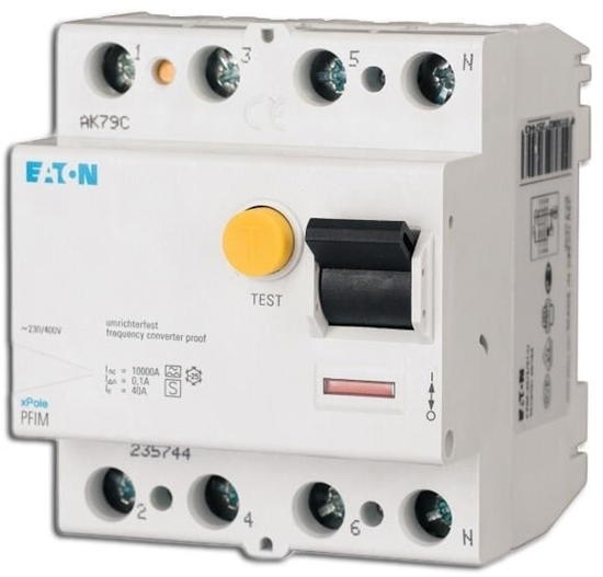 Picture of Eaton Wycznik rónicowoprdowy PFIM-100/4/003-A 4P 100A 0,03A typ A - 102829