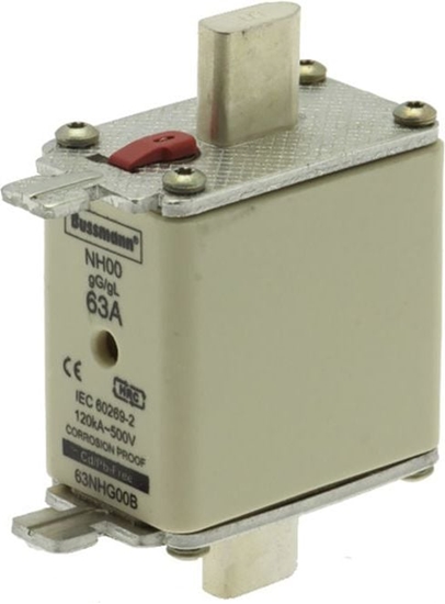 Picture of Eaton Wkadka NH00 63A 500V gL/gG podwójny wskanik (63NHG00B)