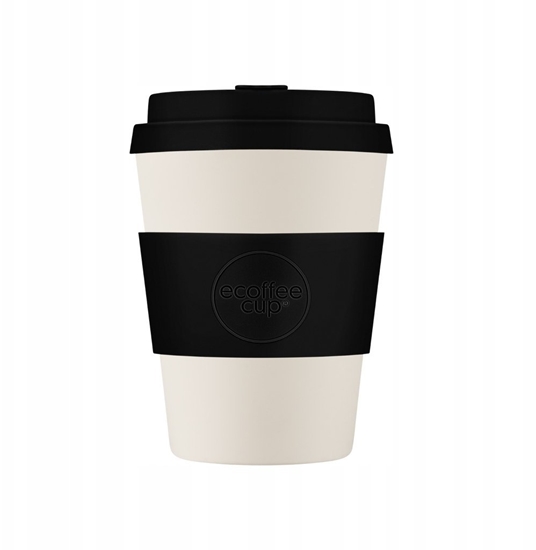 Изображение Ecoffee cup Kubek na wynos Coffee Cup Solid Colours 350ml - Black Nature