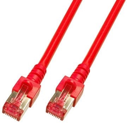 Attēls no EFB Electronic ECOLAN Patch Cable RJ-45 (M) to RJ-45 (M) 30 m pairs in metal foil (PiMf) CAT 6 stranded red (K5512.30)