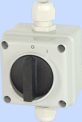Picture of Elektromet cznik krzywkowy 0-1 1P 12A w obudowie uk E12-53 IP65 (921253)