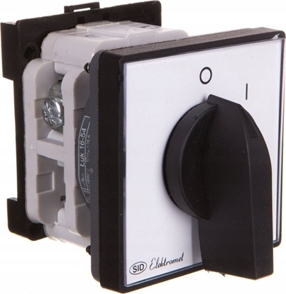 Picture of Elektromet cznik krzywkowy 0-1 wcz-wycz 1P 16A z pytk przedni na szyn IP65 TH UK 16-54 921646 - 921646