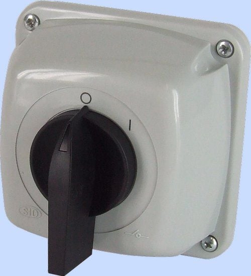 Picture of Elektromet cznik krzywkowy 0-I 1P 25A w obudowie IP44 uk 25-53 (922553)