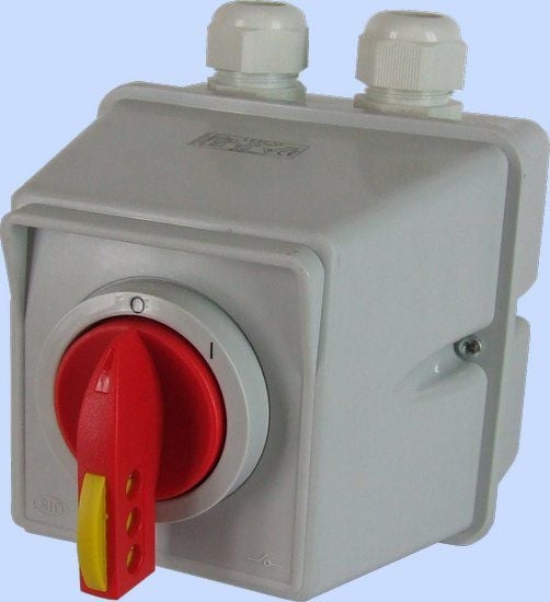 Picture of Elektromet cznik krzywkowy 0-I 3P 80A w obudowie na kódk IP65 K 63-13/5 (926307)