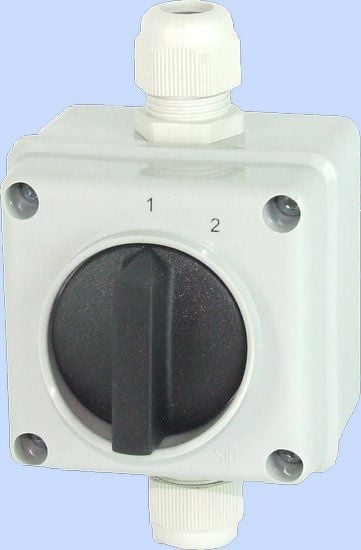 Picture of Elektromet cznik krzywkowy 1-2 3P 12A IP65 w obudowie uk E12-11-3 (921290)