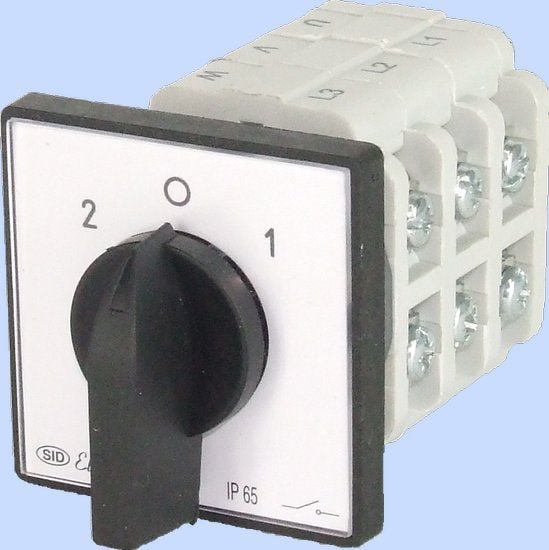 Picture of Elektromet cznik krzywkowy 2-0-1 3P 16A z pytk IP65 uk 16-72 (921672)