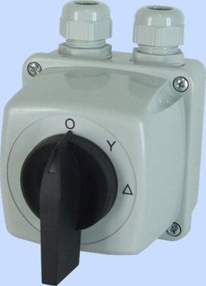 Picture of Elektromet cznik krzywkowy gwiazda-trójkt 3P 16A IP44 w obudowie uk E16-23 (951622)