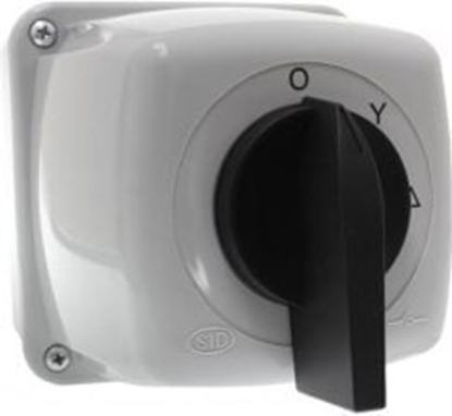 Picture of Elektromet cznik krzywkowy gwiazda-trójkt 40A 3P w obudowie IP65 LUK- 40-23 (924014)