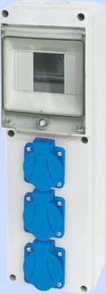 Picture of Elektromet Rozdzielnica budowlana 4 moduy, 3x16A 2P+Z RSE-01 IP54 (942060)