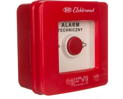 Picture of Elektromet Wycznik alarmowy 2Z 12A /ALARM TECHNICZNY/ IP55 WA-2s (921403)