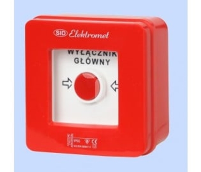 Picture of Elektromet Wycznik alarmowy natynkowy WG-1 'wycznik gówny (921443)