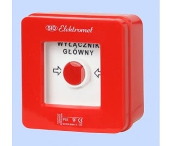 Picture of Elektromet Wycznik alarmowy natynkowy WG-1 'wycznik gówny (921443)