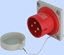 Изображение Elektromet Wtyczka tablicowa prosta czerwona 16A 400V IP44 (922031)
