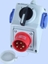 Attēls no Elektromet Zestaw C16-48.2N przecznik L-0-P + wtyk 16A IP44 (971652)