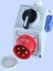 Изображение Elektromet Zestaw C32-48.1N przecznik L-0-P + wtyk 32A IP44 (974028)