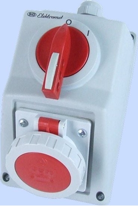 Изображение Elektromet Zestaw instalacyjny 0-I 16A 5P IP65 (971606)
