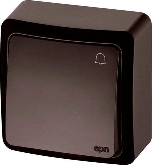 Picture of Elektro-Plast Berg cznik zwierny dzwonek n/t 10AX IP20 brzowy (3714-05)