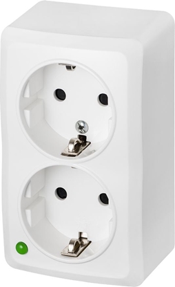 Picture of Elektro-Plast BERG Gniazdo podwójne schuko n/t 2x2P+Z 16A (3738-00)